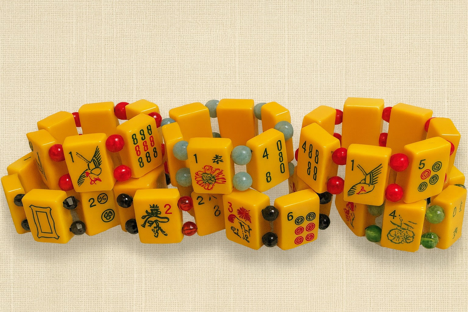 Bakelite Mah-Jongg Bracelet